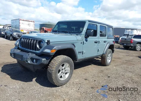 2024 Jeep Wrangler 4-Door Sport S 4X4 from USA, damaged, VIN 1C4PJXDN3RW352266
